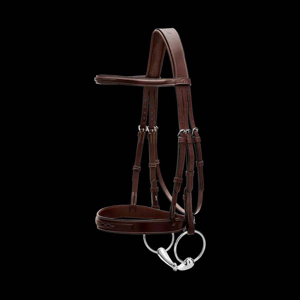 Cavesson Hunter Noseband Bridle US, brown